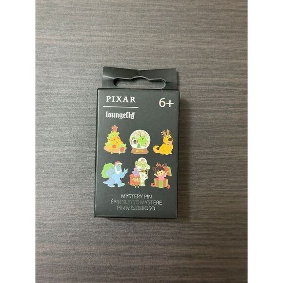 Loungefly Disney Pixar Characters Holiday Enamel Pin COMPLETE Set of 6 - Picture 3 of 4
